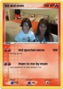 kid and mom