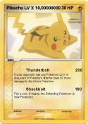 Pikachu LV X
