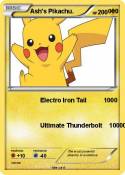 Ash's Pikachu.