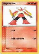 mega blaziken