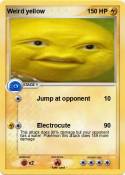 Weird yellow