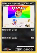 Sonic and doge