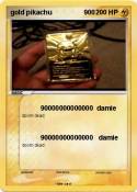 gold pikachu