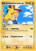Ash and pikachu
