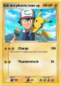 Ash and pikachu