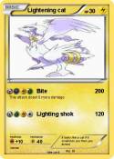 Lightening cat