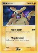 Pikachu ex