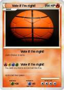 Vote if I'm