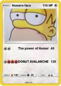 Homers face