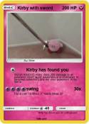 Kirby with swor