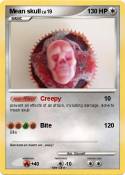 Mean skull