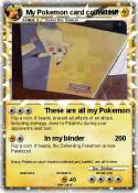 My Pokemon card