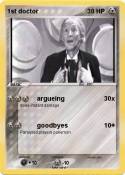 1st doctor