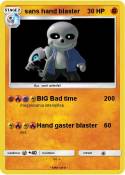 sans hand blast