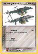 machine gun