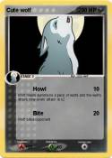 Cute wolf