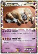 sleepy pupy