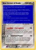 Blue Screen of