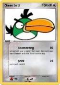 Green bird
