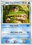 water frog are