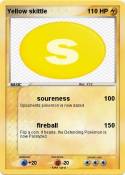 Yellow skittle