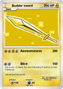 Budder sword