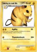 raichu in real