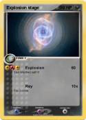 Explosion stage