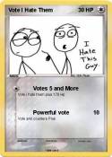 Vote I Hate