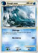 Rough seas