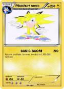 Pikachu + sonic