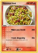 Poisonus food