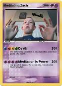 Meditating Zach