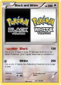 Black and White