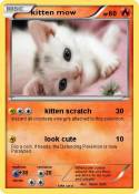 kitten mow
