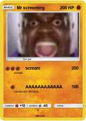 Mr screaming