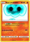 Blue Lava Bubbl