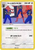 i is u and u