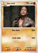 the rock