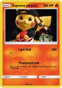 Supreme pikachu