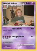 long hair kid