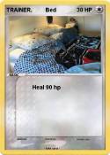 TRAINER. Bed