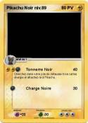 Pikachu Noir