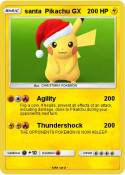 santa Pikachu