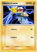 Pikachu et sach