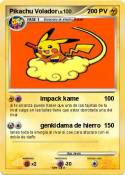 Pikachu Volador
