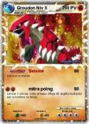 Groudon Niv X