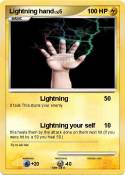 Lightning hand
