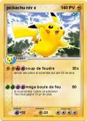 pickachu niv x