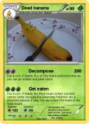 Dead banana